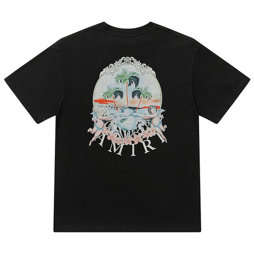 AMIRI Cherub Logo-Print T-Shirts